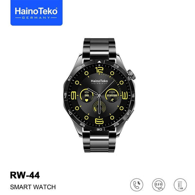 Haino Teko Germany RW44 Smartwatch with 3 Pair Straps – For Gents