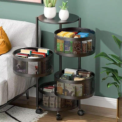 Rotating Kitchen Storage Rack